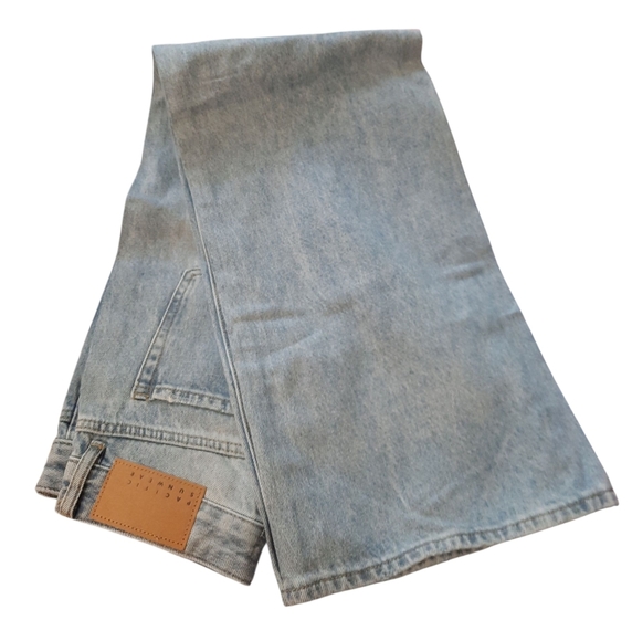 NWT PacSun Men' low rise Baggy Wide Jeans in Light Blue SIZE 23 - Picture 7 of 15